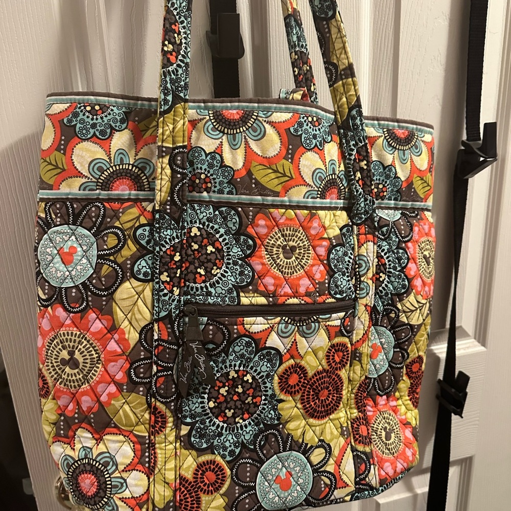 Vera Bradley Perfect Petals Disney Mickey Tote NWOT